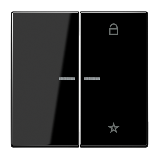 eNet кнопка, универсальная, 1 группа, FM LS 1701 SW