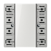 Настенный «плоский» пульт управления eNet, 2 группы, FM LS 5002 M