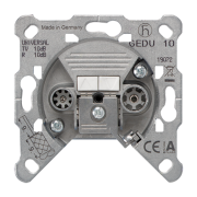 TV-FM socket outlet insert, GEDU 10