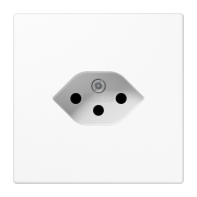 1-gang socket, Swiss system, type 13, LS 1520-13 SEV WW