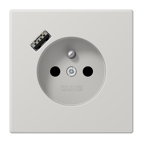 Розетка, франко-бельгийской системы, c USB зарядным устройством, LS 1520 F-18 A LG