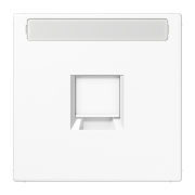 Kрышка (фиксация защёлкиванием) с полем для надписи 9 x 58 мм, LS 1969-15 NA WE WW