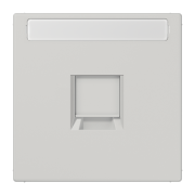 Kрышка (фиксация защёлкиванием) с полем для надписи 9 x 58 мм, LS 1969-1 NA WE LG