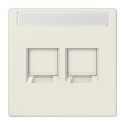 Kрышка (фиксация защёлкиванием) с полем для надписи 9 x 58 мм, LS 1969-25 NA WE