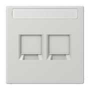 Kрышка (фиксация защёлкиванием) с полем для надписи 9 x 58 мм, LS 1969-25 NA WE LG