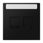 Kрышка (фиксация защёлкиванием) с полем для надписи 9 x 58 мм, LS 1969-25 NA WE SWM