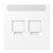 Kрышка (фиксация защёлкиванием) с полем для надписи 9 x 58 мм, LS 1969-25 NA WE WWM