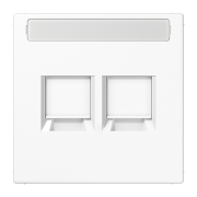 Kрышка (фиксация защёлкиванием) с полем для надписи 9 x 58 мм, LS 1969-2 NA WE WW