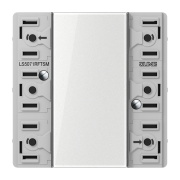 KNX радио кнопочный модуль, 3 группы, LS 5073 RF TSM