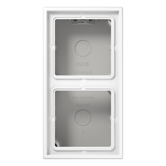Surface cap, 2-gang, LS 582 A WW