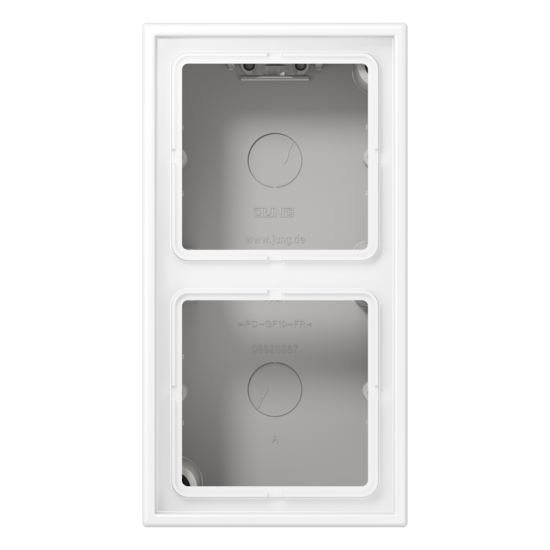 Surface cap, 2-gang, LS 582 A WWM