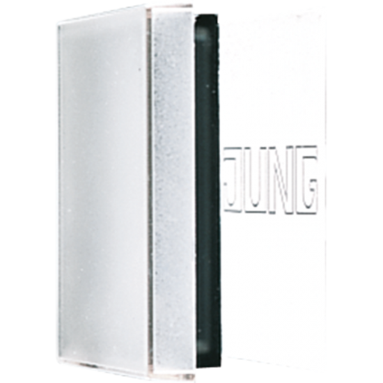 Plastic cover with paper inlay, LS 990 NA GL PL