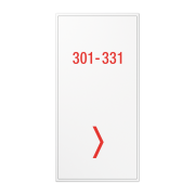 Накладка (стекло) 2-ная, LS CU KO6 TX-2 WW