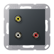 Cinch Audio (RCA) / Composite Video, MA A 1031 ANM