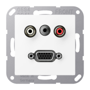 Cinch Audio (RCA) / Stereo Jack (TRS 3.5 mm) / VGA, MA A 1072 WWM