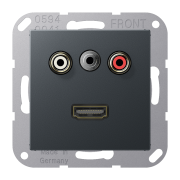 Cinch Audio (RCA) / Stereo Jack (TRS 3.5 mm) / HDMI, MA A 1082 ANM