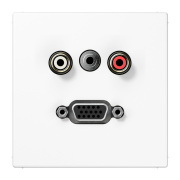 Cinch Audio (RCA) / Stereo Jack (TRS 3.5 mm) / VGA, MA LS 1072 WW