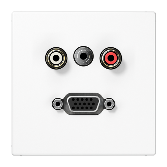 Cinch Audio (RCA) / Stereo Jack (TRS 3.5 mm) / VGA, MA LS 1072 WW