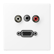 Cinch Audio (RCA) / Stereo Jack (TRS 3.5 mm) / VGA, MA LS 1072 WWM