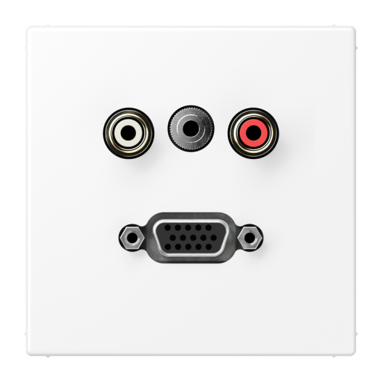 Cinch Audio (RCA) / Stereo Jack (TRS 3.5 mm) / VGA, MA LS 1072 WWM