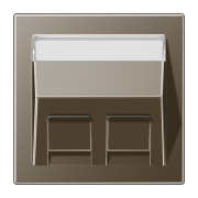 Kрышка с полем для надписи 9 x 51 мм, ME 569-30 BF PL AT L