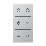 Symbol cover audio, SI A6 AL DC