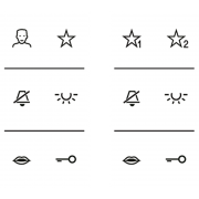 Пластина для надписи, SI AV 6 CD