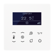 Temperature controller fan coil, 2-pipe, TRD LS 923028 WW