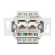 Kомпьютерная розетка категория 6 / 6А iso, неэкранированная, UAE 8-8 UPO K6 US